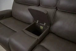 Havertys Polaris Power Loveseat with Console Discount