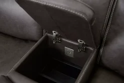 Havertys Polaris Power Loveseat with Console Discount