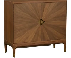 Havertys Porter Accent Cabinet Brown Discount