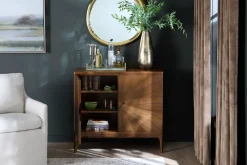 Havertys Porter Accent Cabinet Brown Discount