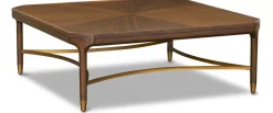 Havertys Porter Square Coffee Table Brown Online