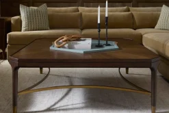 Havertys Porter Square Coffee Table Brown Online