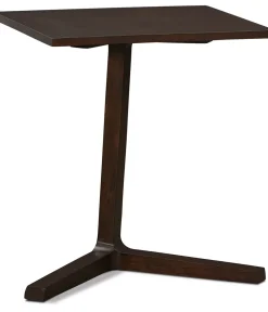 Havertys Quentin Accent Table Classic Walnut New