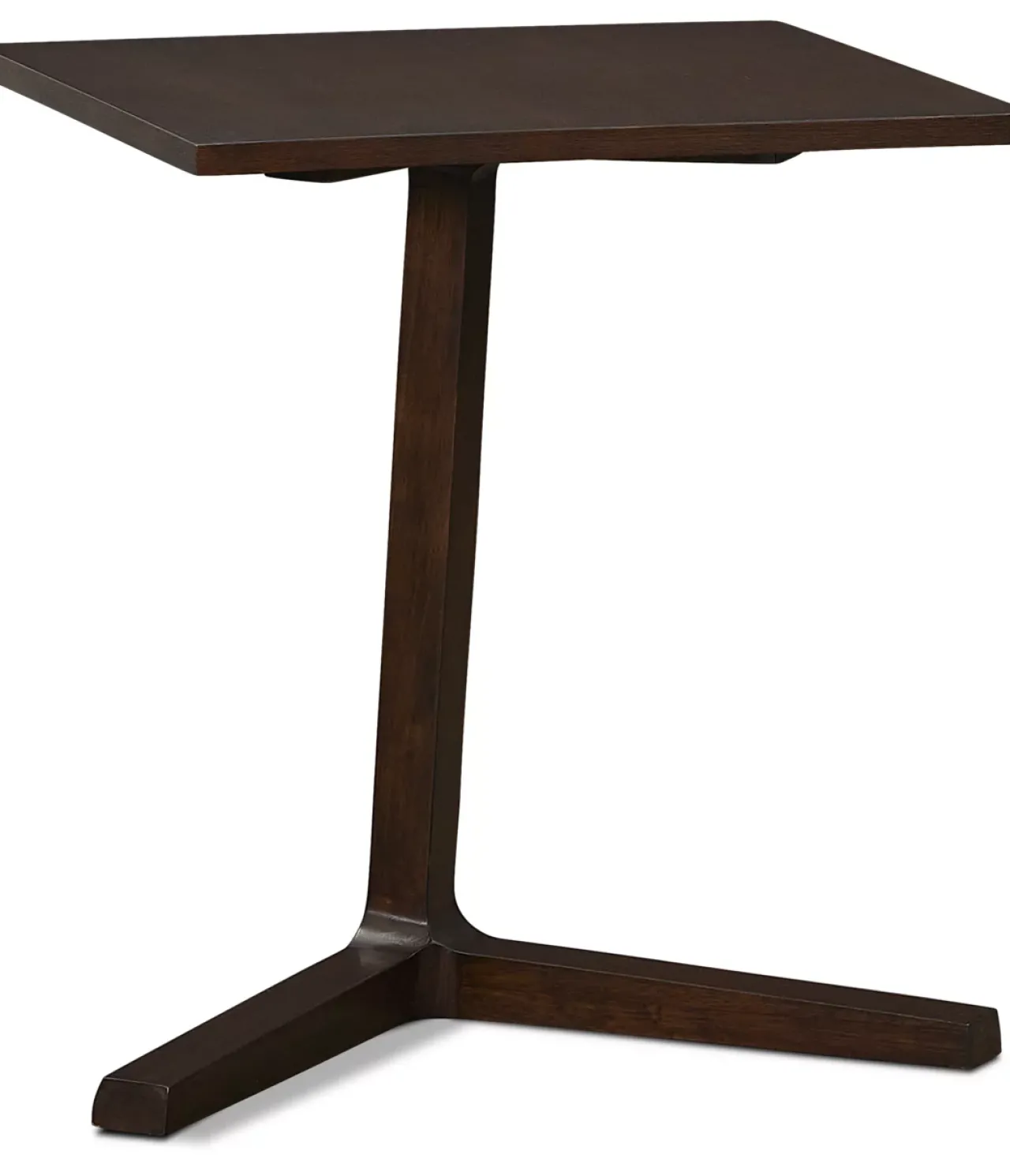 Havertys Quentin Accent Table Classic Walnut New