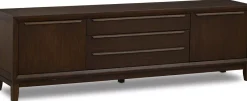 Havertys Quentin Media Console Classic Walnut Discount