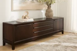 Havertys Quentin Media Console Classic Walnut Discount