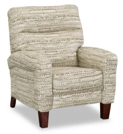 Havertys Remi Manual Recliner Swizzle Stone New