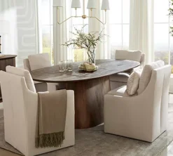 Havertys Rhodes Oval Dining Table Clearance