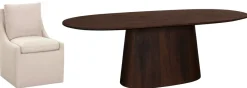 Havertys Rhodes Oval Dining Table Clearance