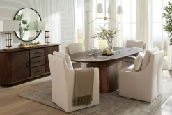 Havertys Rhodes Oval Dining Table Clearance