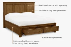 Havertys Richmond Storage Bed Sale