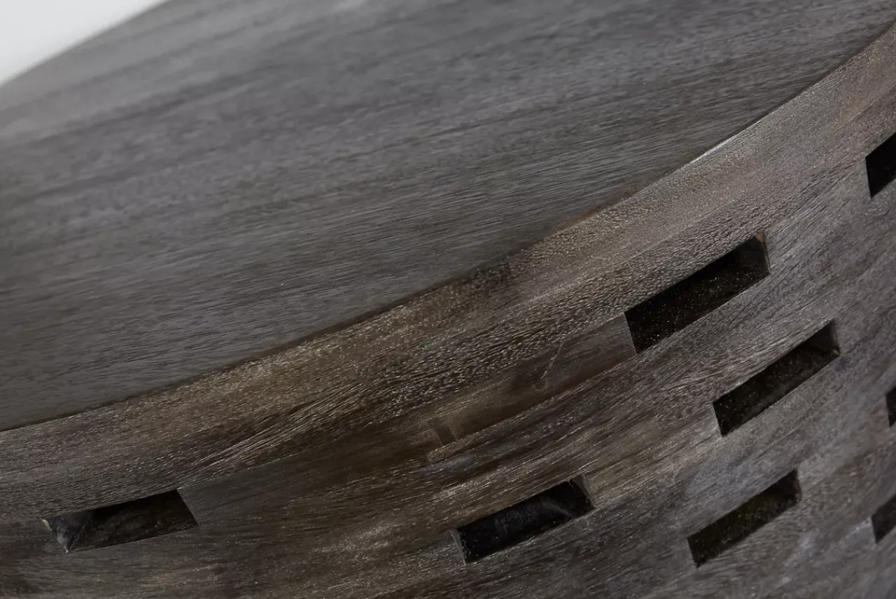 Havertys Roscoe Coffee Table Weathered Grey Outlet