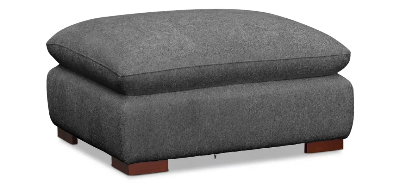 Havertys Rowan Ottoman New