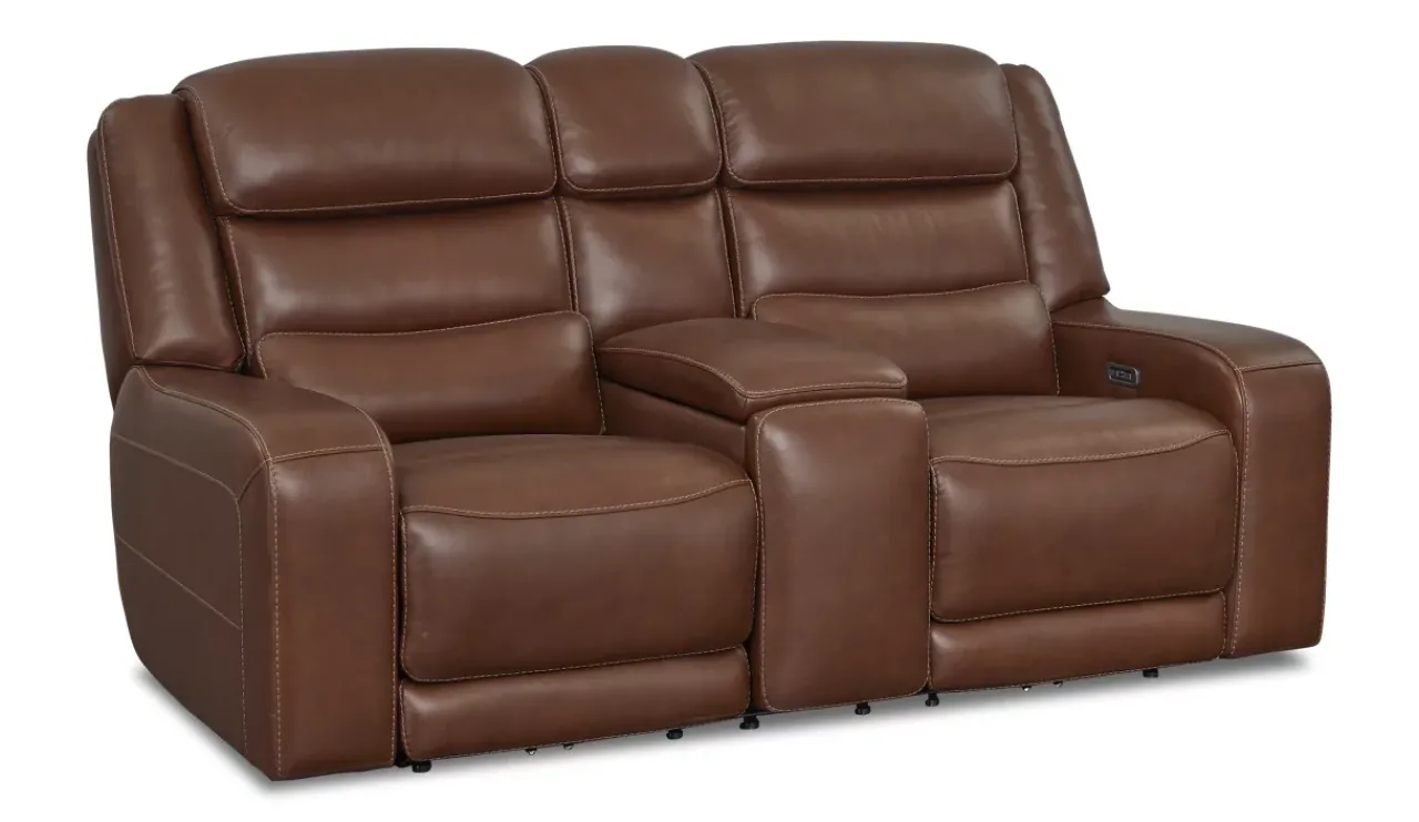 Havertys Ryder Loveseat with Console Hot
