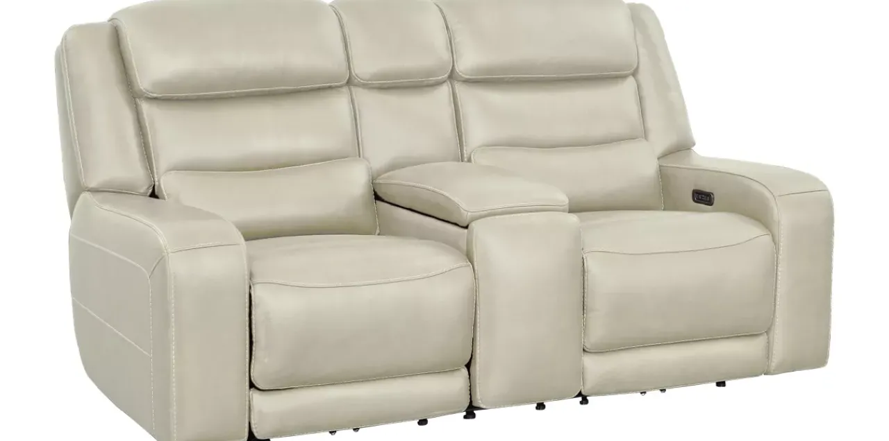 Havertys Ryder Loveseat with Console Hot