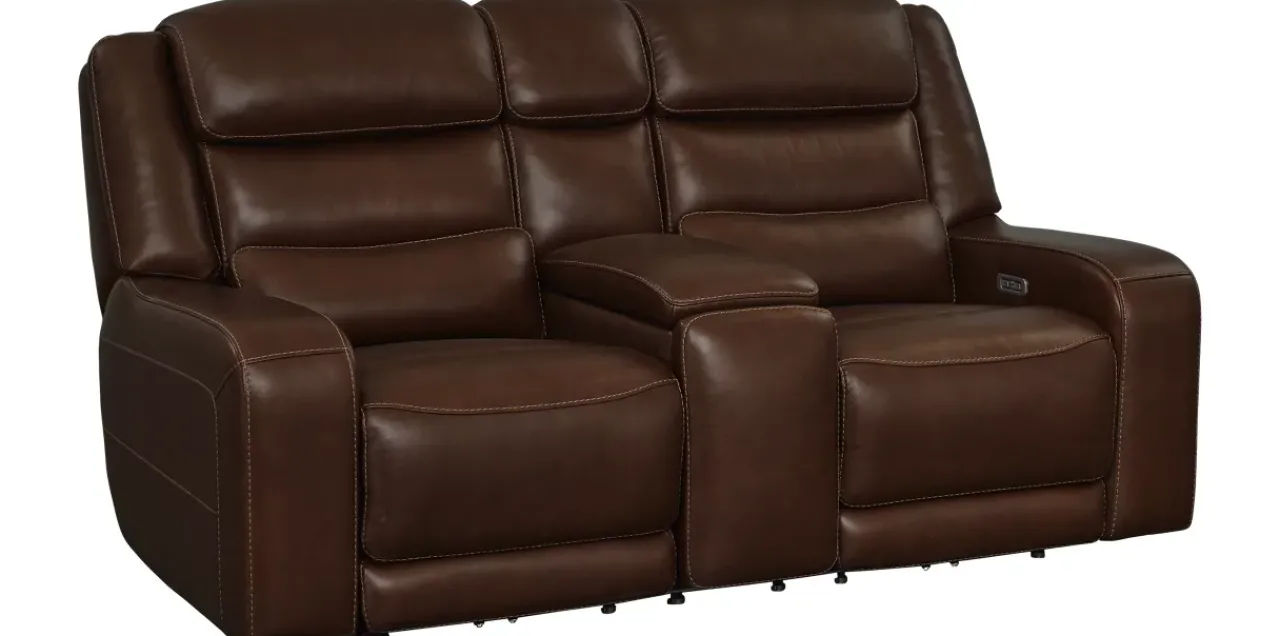 Havertys Ryder Loveseat with Console Hot