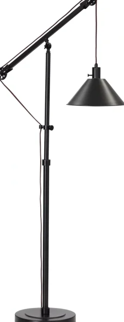 Havertys Samson Pulley Floor Lamp Outlet