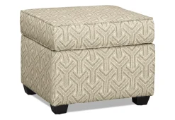 Havertys Sandy Accent Ottoman New