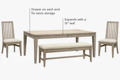 Havertys Santa Barbara Dining Table Clearance