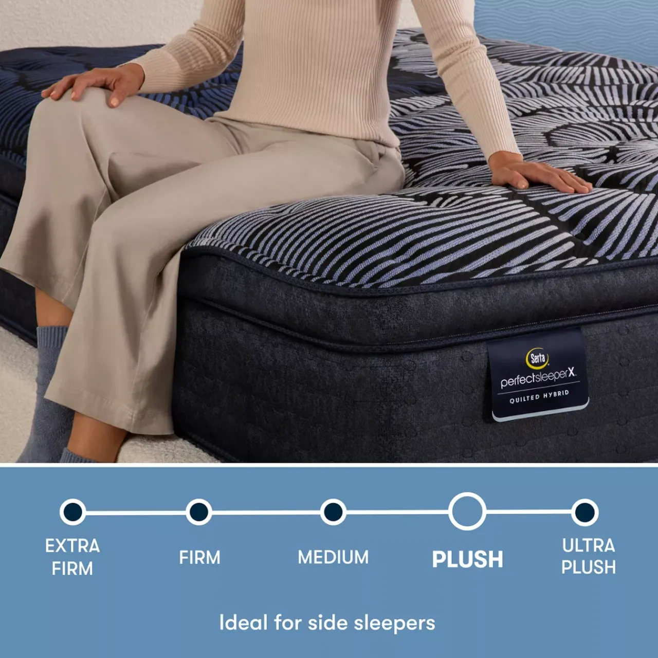Havertys Serta® Perfect Sleeper X™ Quilted Max Plush Pillow Top Mattress Best