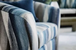 Havertys Shiloh Swivel Accent Chair Zain Dusk Outlet