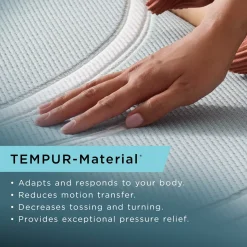 Havertys TEMPUR-LuxeAdapt 2.0 Firm Mattress New
