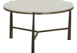 Havertys Vaughn Marble Top Coffee Table Antique Brass Outlet