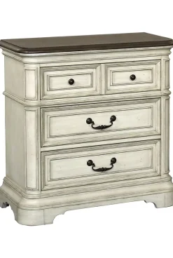 Havertys Veranda Bachelor Chest Antique Cream Outlet