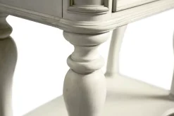 Havertys Veranda Leg Nightstand Antique Cream New