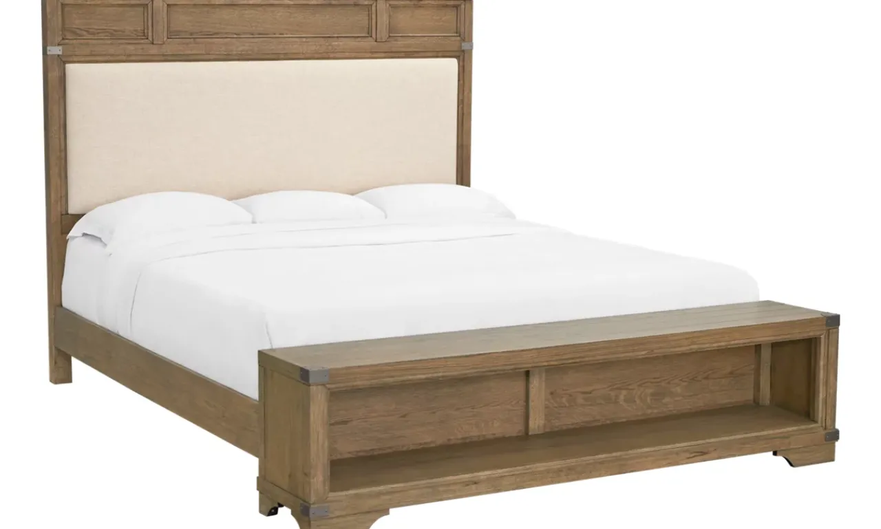 Havertys Vickery Creek Upholstered Bed Clearance