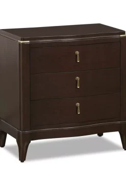 Havertys Waterford Drawer Nightstand Espresso New