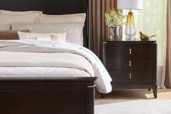 Havertys Waterford Drawer Nightstand Espresso New
