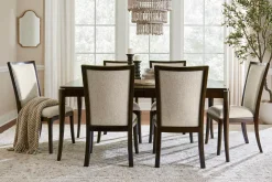 Havertys Waterford Upholstered Dining Chair Espresso Outlet
