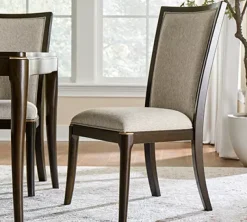 Havertys Waterford Upholstered Dining Chair Espresso Outlet