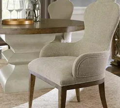 Havertys Westcliffe Armchair Burnished Bark Outlet