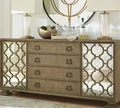 Havertys Westcliffe Buffet Burnished Bark Hot
