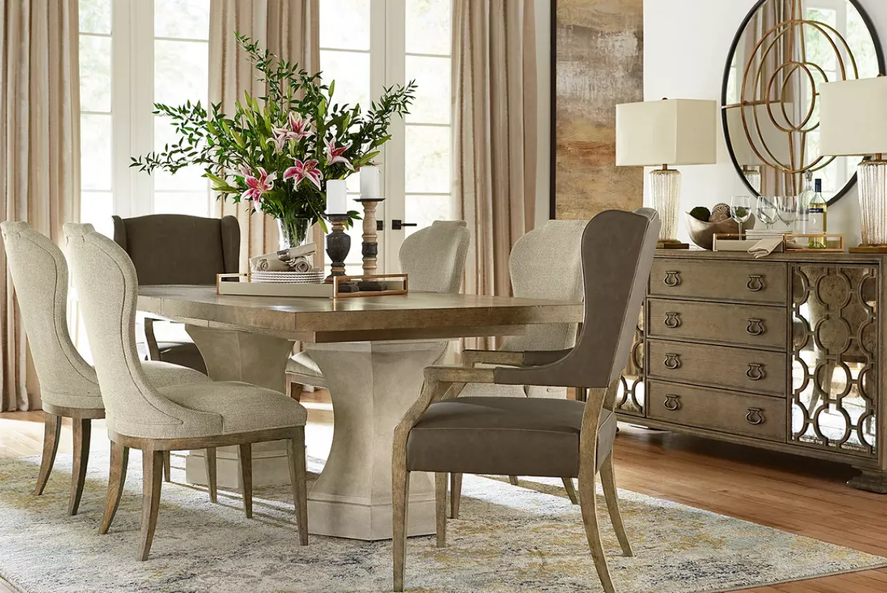 Havertys Westcliffe Dining Chair Burnished Bark Hot