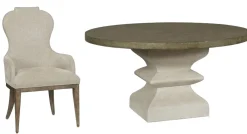 Havertys Westcliffe Round Dining Table New