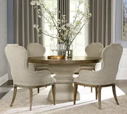 Havertys Westcliffe Round Dining Table New