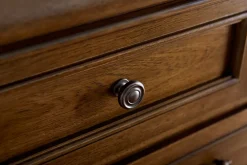 Havertys Westhaven Bachelor Chest Dark Chestnut Outlet