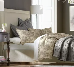 Havertys Wheatfield Upholstered Bed Sale