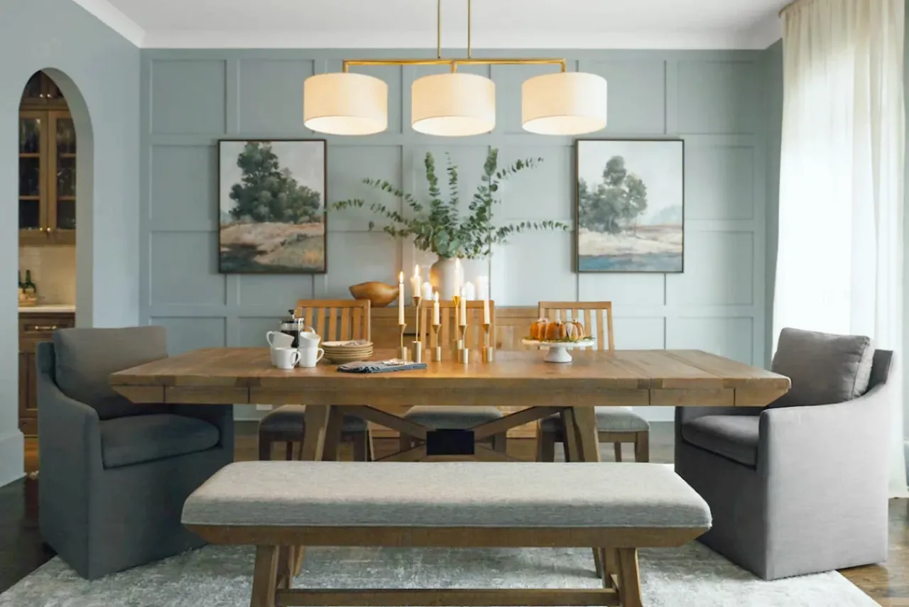 Havertys Woodstock Dining Bench Driftwood Sale
